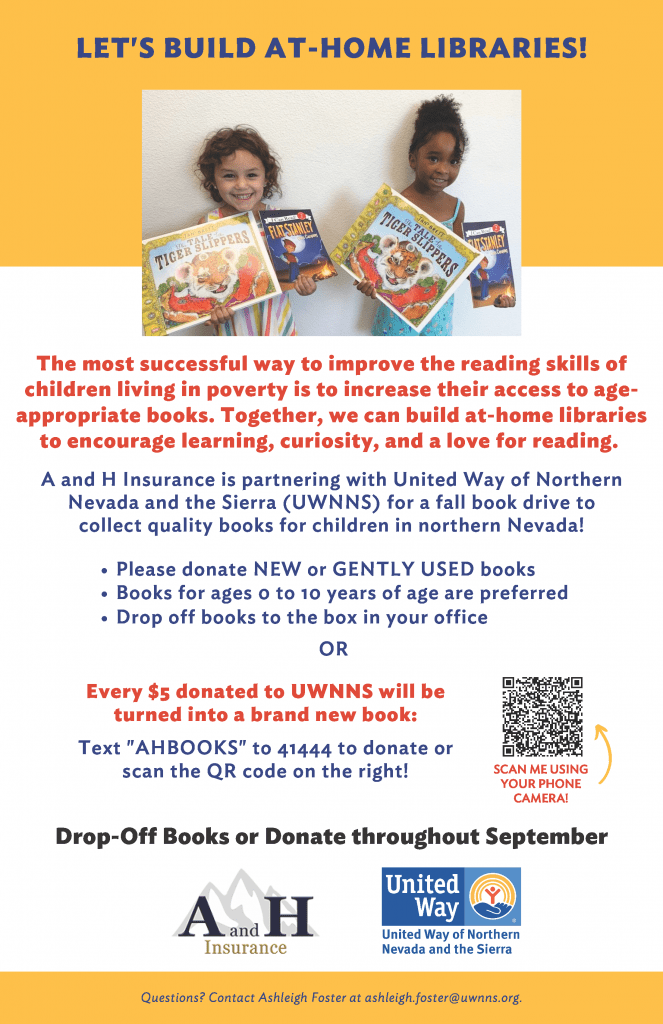 United Way book drive