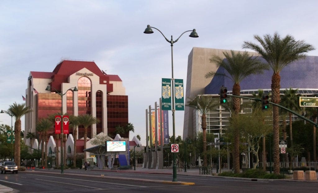 downtown Mesa, Arizona