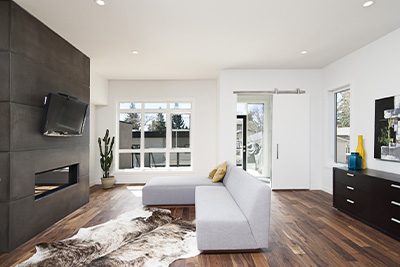 Apartment with a modern interior