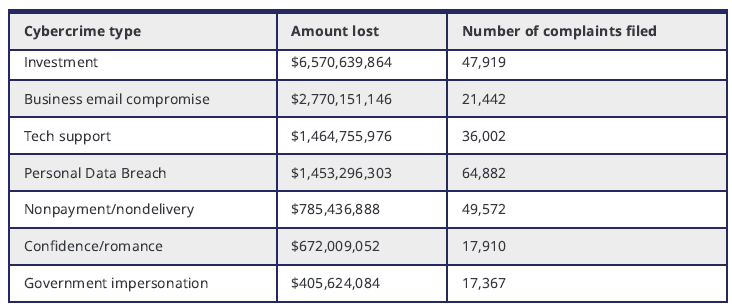 2024 cybercrime stats