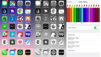 grayscale settings