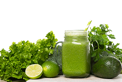green vegetable juice