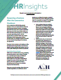 HR Insights reopening business