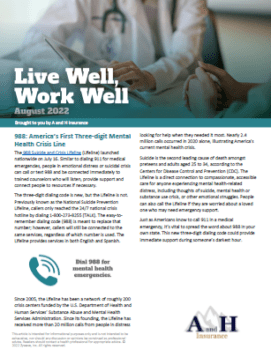 August 2022 Live Well