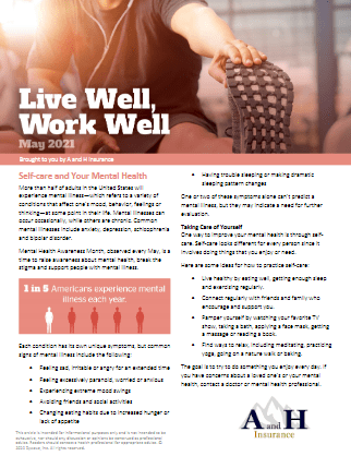 Live Well Newsletter May 2021