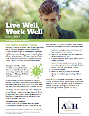 nip allergies in the bud