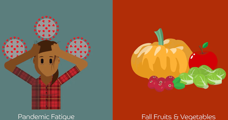 Pandemic Fatigue / Seasonal Vegetables – Live Well, Work Well Oct 2020
