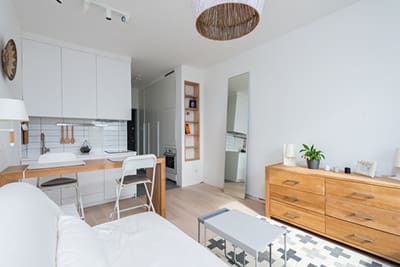 rental property living room