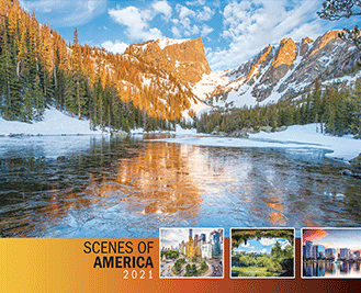 scenes of America calendar