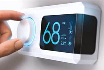 adjusting smart thermostat