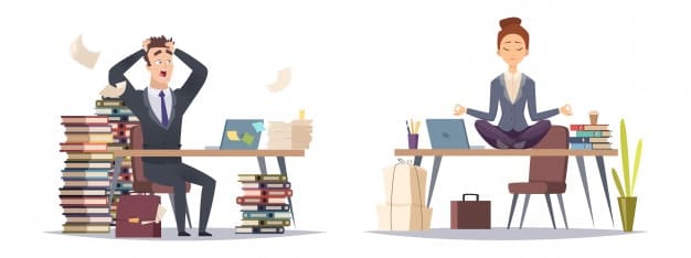 stressed businessman