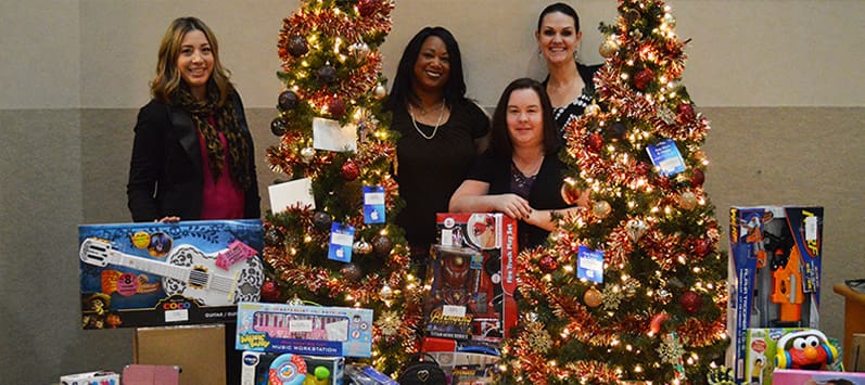 Toys for Tots charity event