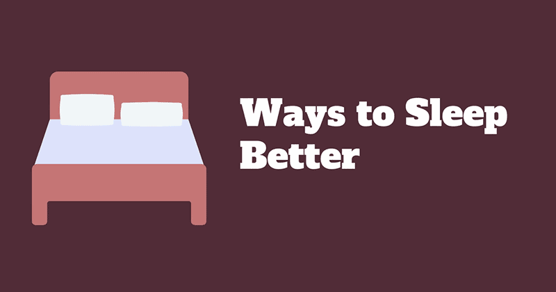 Ways to Sleep Better – Live Well, Work Well November 2021
