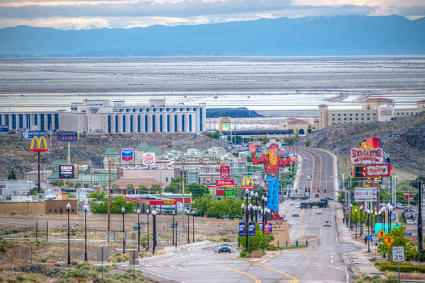 View of West Wendover skyline